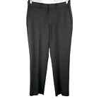 Haggar Tailored Fit Travel Performance Black Slacks Trousers Pants Size 34 x 32