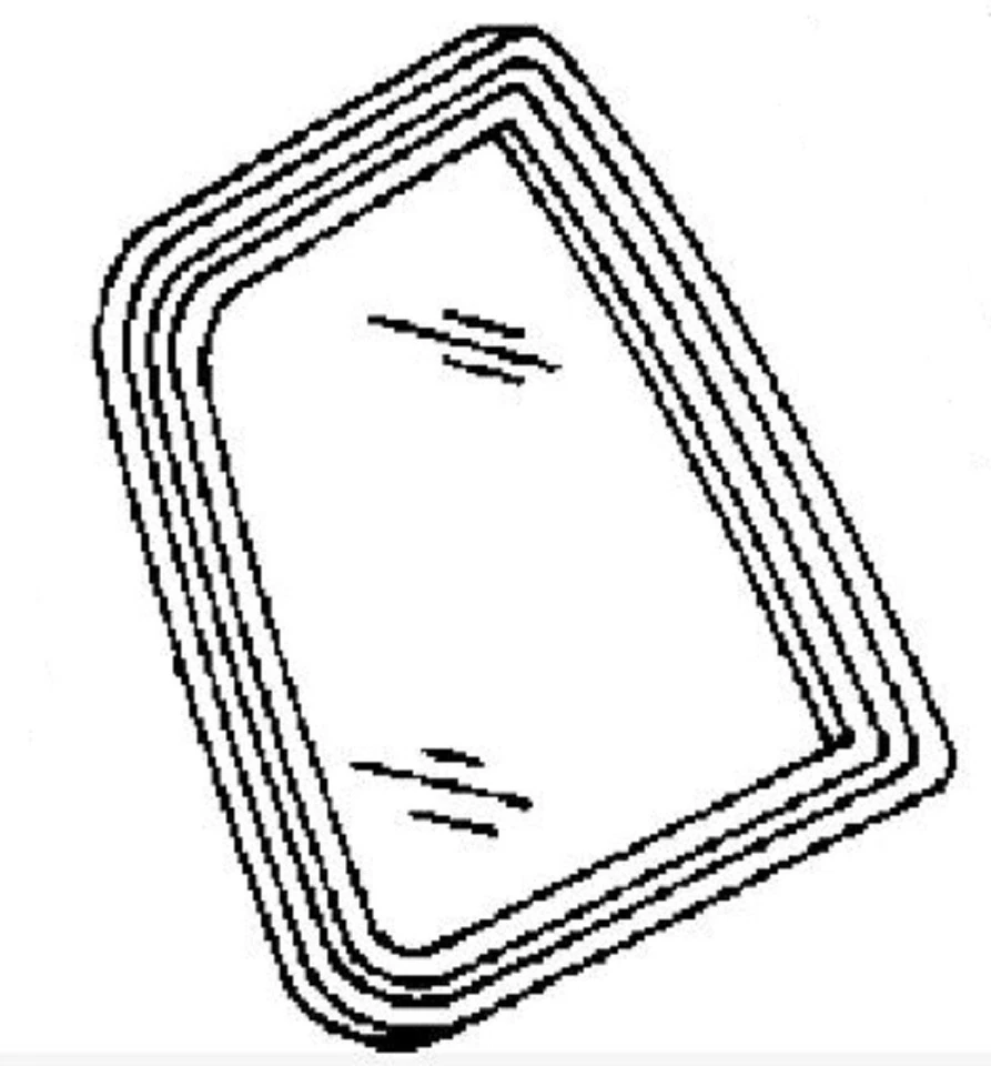 Compatível com Buick Skylark 1988-1991 2 portas cupê driver lado esquerdo quarto janela de vidro - Imagem 1 de 1