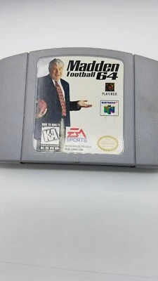 Madden Football 64 has been tested and is in very good condition no case  manual - Image 1 of 4
