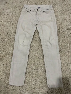 Patagonia Cream Fitted Corduroy Skinny Pants Size 26 - Image 1 of 4