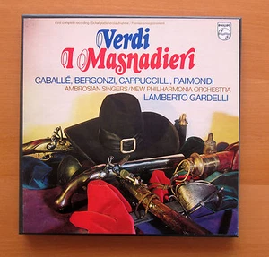 6703 064 Verdi I Masdnadieri Caballe Bergonzi Gardelli Philips 3xLP NEAR MINT - Picture 1 of 4