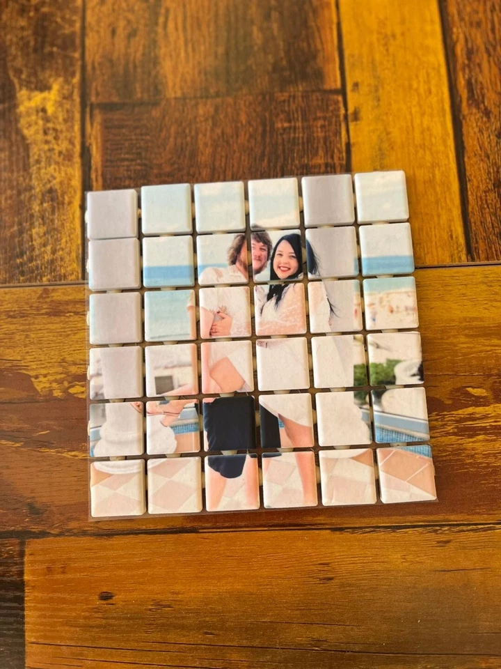 Azulejo de mosaico fotográfico personalizado - Impresión HD - Material de alta calidad - Personalizado Foto 1 de 1
