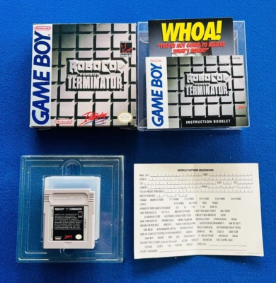 Robocop Vs the Terminator Nintendo Gameboy Box Registration Promo Inserts - Image 1 of 4