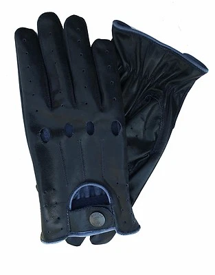 Guantes de conducción Prime Sports para hombre estilo retro cuero real suave crujientes 507 Foto 1 de 2