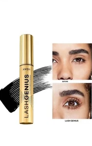 Avon Lash Genius Mascara Multitask & Multiply 5 in 1 BLACKEST BLACK 10ml Sealed - Picture 1 of 2