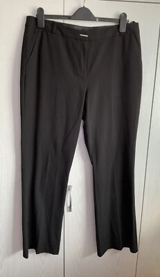 M&CO BLACK TROUSERS SIZR 16R - Image 1 of 3