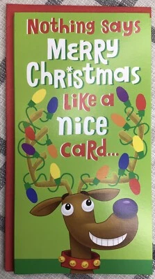 4 Hallmark Merry Christmas Money/Gift Card Holder Kids ANYONE 8x4.25 Expressions