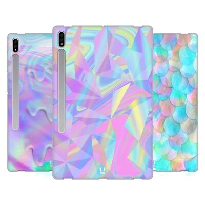 FUNDA HEAD CASE DESIGNS GEL SUAVE IRIDISCENTE PARA TABLETS SAMSUNG 1 Foto 1 de 4