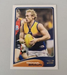 2008 HERALD SUN WEST COAST EAGLES MICHAEL BRAUN COMMON #170 CARD AFL SELECT - Picture 1 of 2