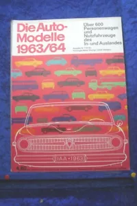 I Modelli Di Auto 1963/64 Nr. 7 (B) Catalogo Auto Molto Bello - Imagen 1 de 5