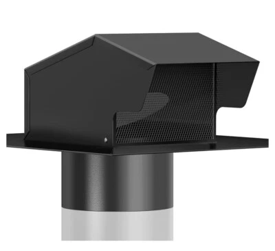 Hon&Guan Acero Galvanizado 8 Pulgadas Ventilación Techo Tapa Ventilación Escape Con Amortiguador Foto 1 de 4