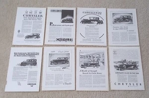 Lote de 8 - 1 anuncios vintage de Chrysler - Imagen 1 de 1