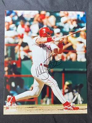 Foto 8x10 firmada por Mickey Tettleton Texas Rangers autografiada ~ certificado de autenticidad Foto 1 de 3