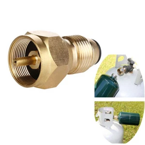 Propane Refill Adapter Lp Gas Cylinder Tank 1LB Coupler Heater Camping Cooking - Picture 1 of 12