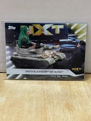2021 Topps WWE Women's Division #48 SHOTZI BLACKHEART / ALIYAH - Image 1 of 2