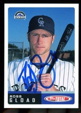 2002 Topps Total ROSS GLOAD Signed Card autograph AUTO CUBS ROCKIES phillies