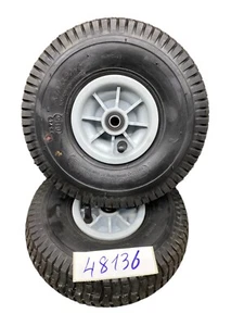 2 Stück Luft Reifen Rad mit Felge 4.10/3.50-4 für Sackkarre Schubkarre 48136 - Bild 1 von 5