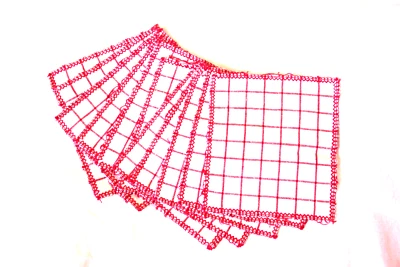 11 petites serviettes à thé en lin. 19 x 17 cm - Photo 1/4