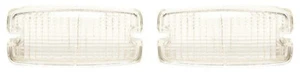 Ford Escort MK1 Rear Reversing Light Lamp Lens Clear PAIR - Picture 1 of 1