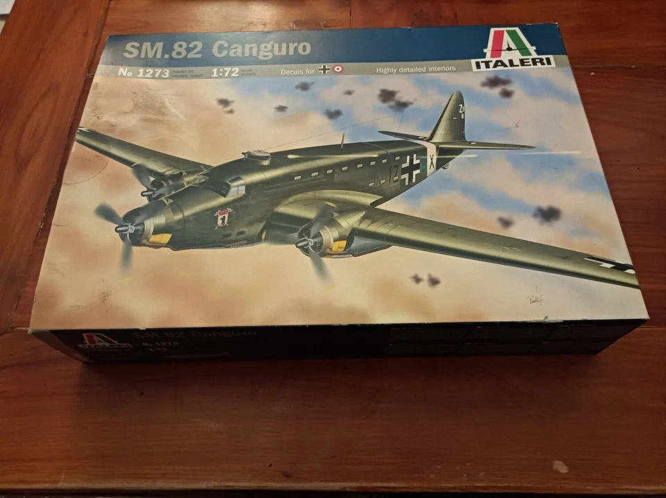 Italeri Sm 82 Canguro 1/72 Regia Aeronautica  Luftwaffe Sealed Sigillato - Immagine 1 di 4