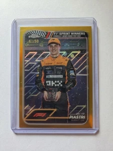 Topps Chrome 2024 Formula 1 F1 Oscar Piastri #151 Gold Refractor /50 - Bild 1 von 2