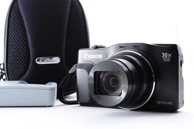Canon PowerShot SX710 HS Black Near Mint Compact Digital Camera 20.3MP Y2725 - Image 1 of 4