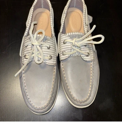 Zapatos de barco Sperry Top-Sider para mujer talla 7,5 gris Foto 1 de 3