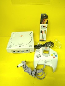 Sega Dreamcast Console Upgraded Caps, Fuse, LED, Internal Battery And Clip