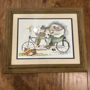Framed Art - Don Nedobeck - Ice Cream Print Matted 8x11 Print In 17x14 Frame - Picture 1 of 8