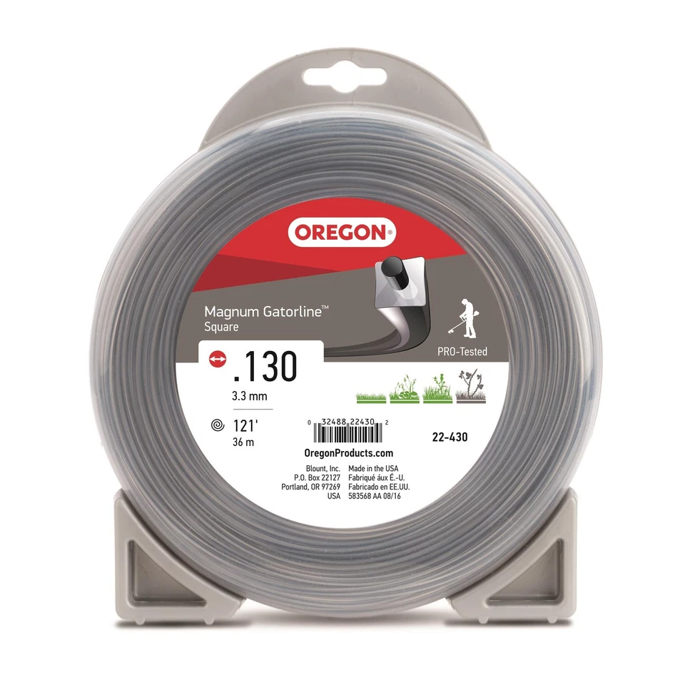 Oregon 22-430 Magnum Gatorline Square Trimmer Line, .130" by 120' - Image 1 of 1