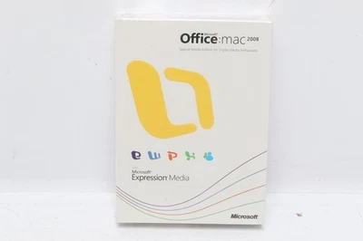 Microsoft Office Mac 2008 with expression media New Sealed - Image 1 of 3