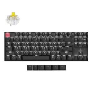 Keychron K8 Bezprzewodowa klawiatura mechaniczna wersja 2, QWERTY US, K8X-A4, Banan - Zdjęcie 1 z 7