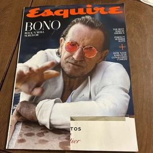 Esquire MAGAZIN Sommer 2025 AUSGABE Label Cut Out Bono Cover - Bild 1 von 2