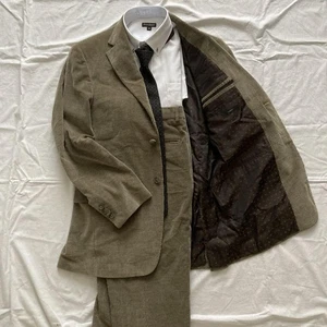 Ermenegildo Zegna Men Suits Current Corduroy Setup Khaki Cashmere Limited Editio - Picture 1 of 14