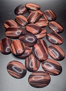 Red Tiger Eye Cabochon Gemstone 40mm x 30mm Jewelry Wire Wrap 25 Pieces - Picture 1 of 3