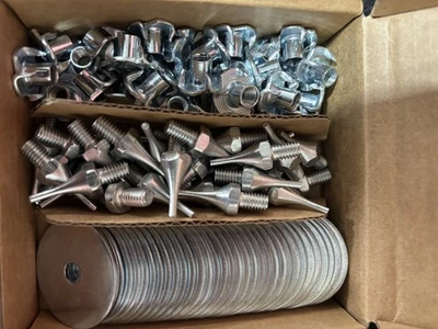 EPOXY SUPPLY CO Replacement Spikes for Epoxy Shoes – 3/4" Sharp (32 Count) Midwest Rake / Shoe-I