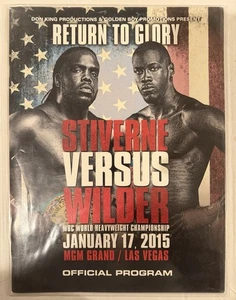 Bermane Stiverne vs Deontay Wilder Boxing Program (2015) MGM Grand, Las Vegas - Picture 1 of 1