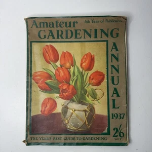 Amateur Gardening Annual 1937 Year Guide Vintage Magazine - Bild 1 von 12