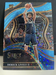 Dereck Lively II 2023-24 Panini Select Courtside Light Blue Disco RC 62/99 - Bild 1 von 2