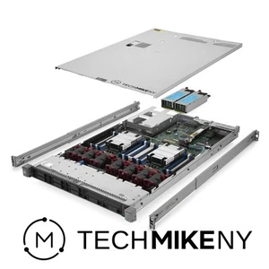 HP ProLiant DL360 G9 Server 2x E5-2680v3 2.50Ghz 24-Core 64GB RAM 8x 600GB Rails - Picture 1 of 5