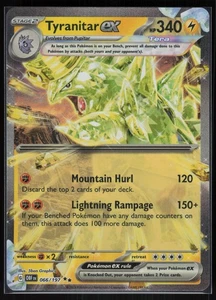 Tyranitar ex Double Rare SV03: Obsidian Flames 066/197 NM - Picture 1 of 2