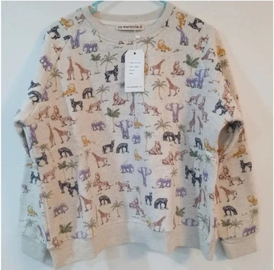 Suéter SM Armario Safari Estampado Animal Mediano Nuevo con Etiquetas  Foto 1 de 3