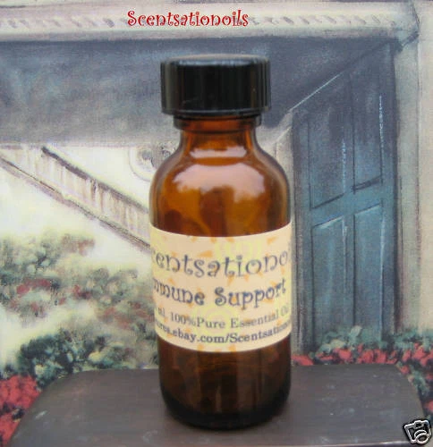 IMMUNE SUPPORT ESSENTIAL OILS 1 OZ 30ml %100 **NATURAL SCENTSATIONOILS EMOTIONS - Image 1 of 1