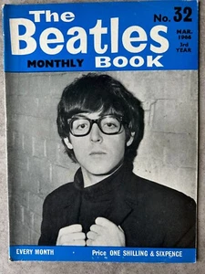THE BEATLES MONTHLY BOOK #32 MARCH 1966 - VG+ CONDITION - Imagen 1 de 4