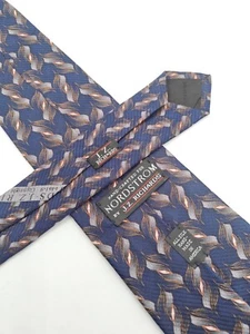 ๐บ๐ฒ JZ Richards Silk Tie Made In USA 58x3.75 Blue Geometric - Picture 1 of 4