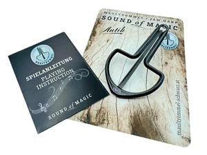 Maultrommel Antik Edition Original Schwarz Österreich Jaw Harp Mundtrommel - Picture 1 of 4
