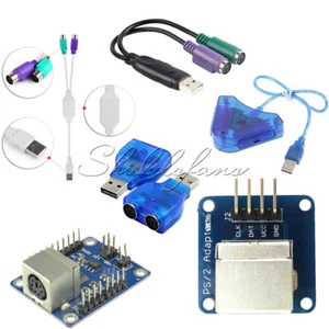 Dual PSX/PS1/PS2 Female to USB Male Converter Adapter Keypad Driver Arduino - Picture 1 of 33