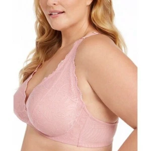 Sujetador Bralette INC International Concepts de Encaje Halter-Back - 1X-Rosa-NUEVO CON ETIQUETAS - Imagen 1 de 2