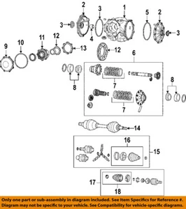 GM OEM Rear-Axle Seals 19259473 - Picture 1 of 1
