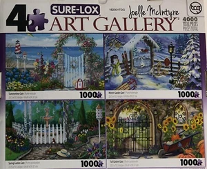 Sure-Lox Art Gallery Puzzles~4 Seasons~1000 pcs each~4000 Total~ Joelle McIntyre - Picture 1 of 7